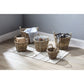 Set of 5 Rattan Log Baskets