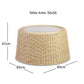 Natural Woven Rattan Round Coffee Table