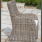 Donna Natural Wicker Rattan Garden Armchair