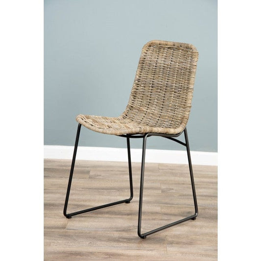 Urban Fusion Natural Wicker Rattan Dining Chair