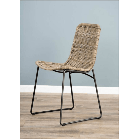 Urban Fusion Natural Wicker Rattan Dining Chair