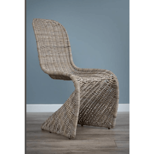 Zorro Natural Wicker Rattan Stacking Dining Chair