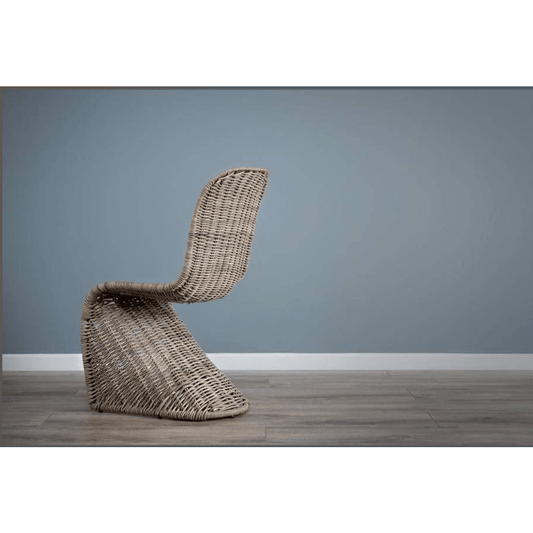 Zorro Natural Wicker Rattan Stacking Dining Chair