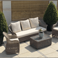 Riviera Natural Wicker Sofa Set