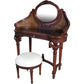 French Dressing Table with Rattan Sides