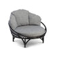 Rattan Black Snug Cuddle Chair