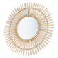 Natural Starburst Rattan Mirror