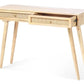 Manhattan 2 Draw Cane & Wood Console Table in Natural