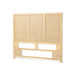 Venice Rattan & Wood Headboard in Natural