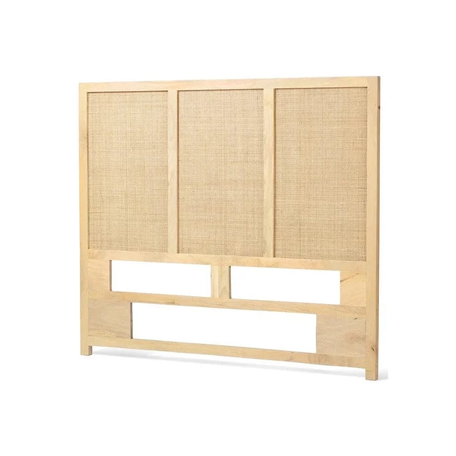 Venice Rattan & Wood Headboard in Natural