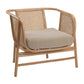 Seoul Natural Rattan Cane Armchair in Latte