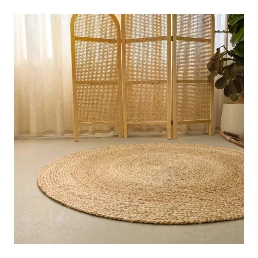 Loretta Braided Natural Jute Rug