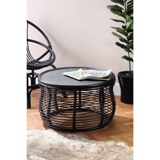 Black Royal Rattan Coffee Table