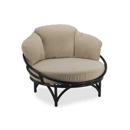 Rattan Black Snug Cuddle Chair