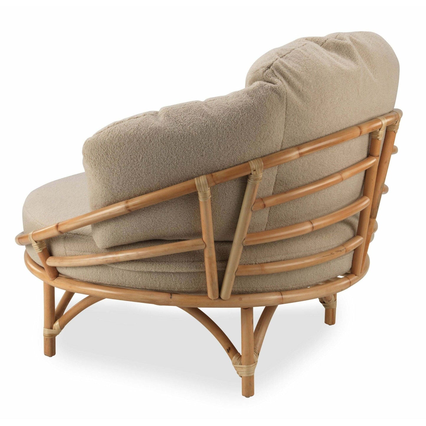 Rattan Natural Snug Cuddle Chair