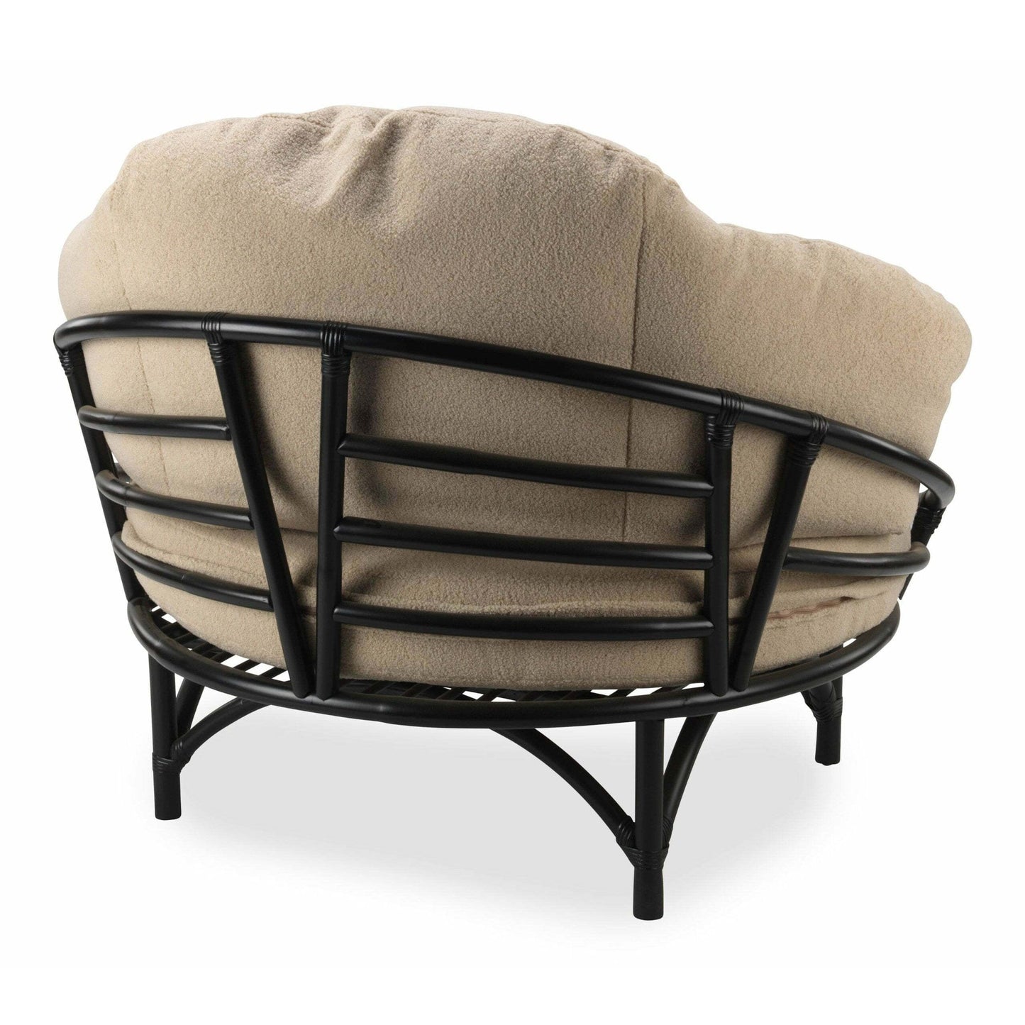 Rattan Black Snug Cuddle Chair