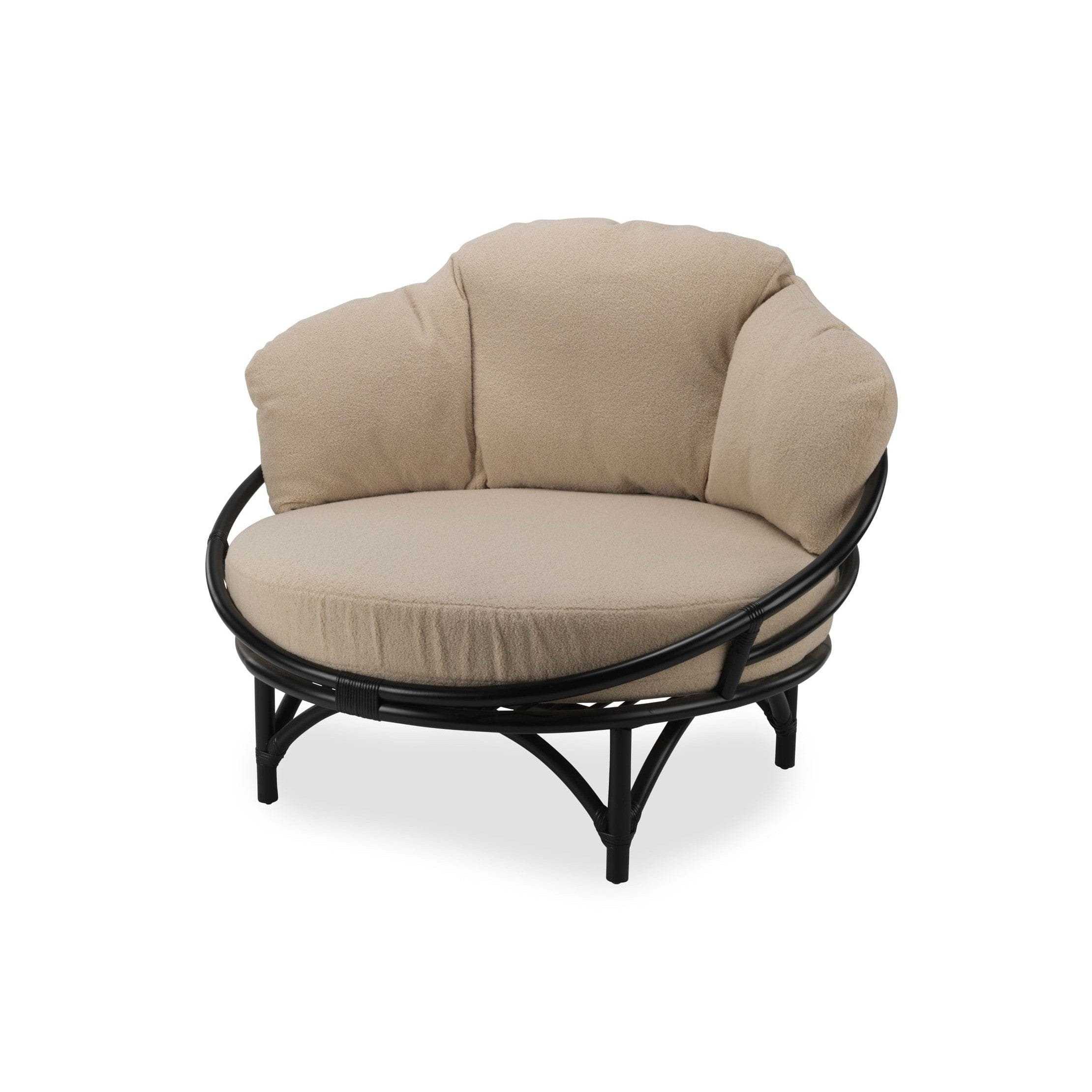 Rattan deals snug chair