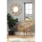 Natural Sunflower Rattan Mirror