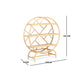 Natural Rattan Etagere, Round Standing 3 tier Bookcase