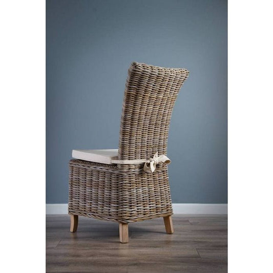 Latifa Natural Wicker Dining Chair