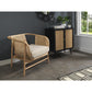 Seoul Natural Rattan Cane Armchair in Latte