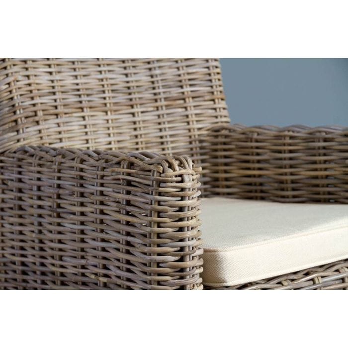 Latifa Natural Wicker Armchair Dining Chair