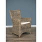 Vincent Natural Wicker Rattan Garden Armchair