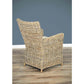 Vincent Natural Wicker Rattan Garden Armchair